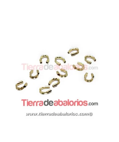 Terminal para Final de Collar ó Pulsera, Dorado Terminal para Final de Collar ó Pulsera, Dorado