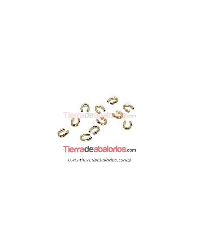 Terminal para Final de Collar ó Pulsera, Dorado Terminal para Final de Collar ó Pulsera, Dorado