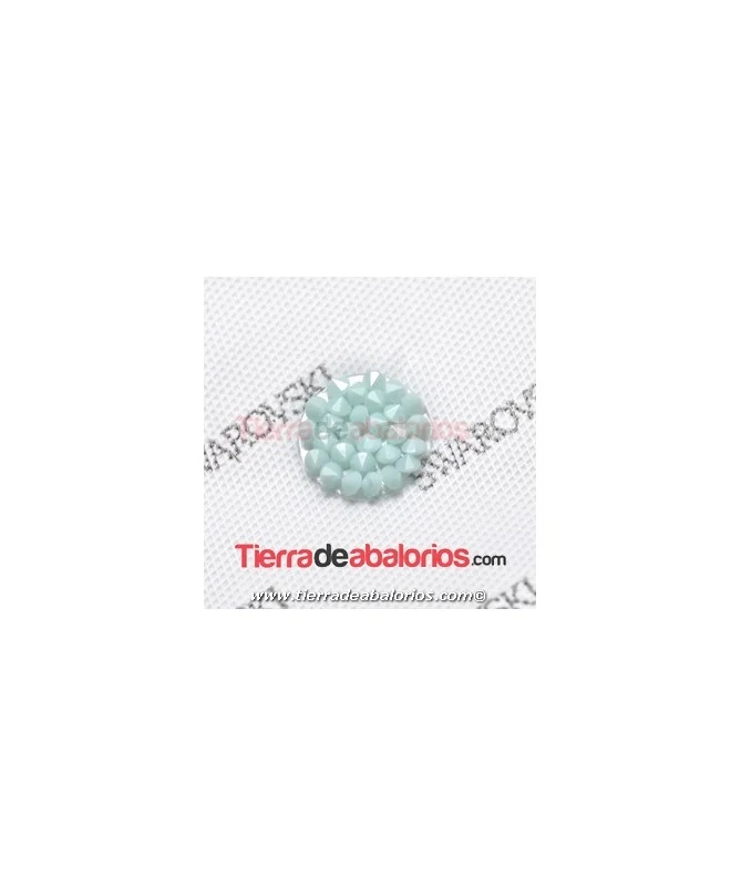 Swarovski Crystal Rocks 15mm Mint Alabaster