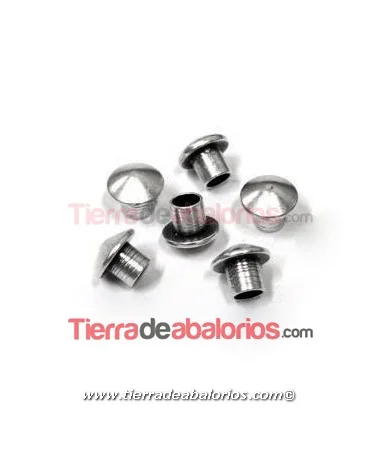 Terminal Cono 6,3x4mm Agujero 3,2mm, Plateado