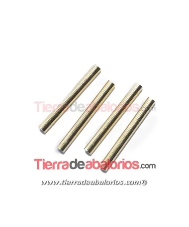 Tubo Liso 18x2mm Agujero 1,2mm, Dorado