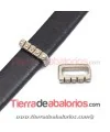 Pasador 5 Cuadros 14x3mm Agujero 10x3mm Dorado