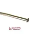 Bastón con Tope 20mm, Plata Vieja (100 uds.)