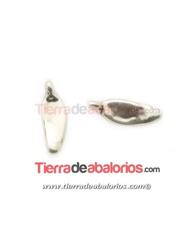 Colgante Ala Libelula 24x8mm, Plateado