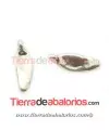 Colgante Ala Libelula 24x8mm, Plateado