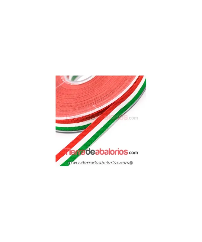 Cinta 12mm Bandera de Italia, México ó Euskadi Cinta 12mm Bandera de Italia, México ó Euskadi