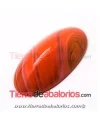 Cabujón Cristal Murano Oval 30x16mm Coral