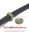 Entrepieza para Regaliz 18x8mm Agujero 11x7mm Jonquil