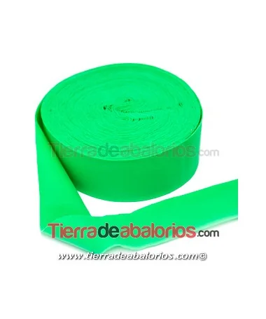 Cinta de Lycra Italiana Ancho 3cm. Verde Manzana