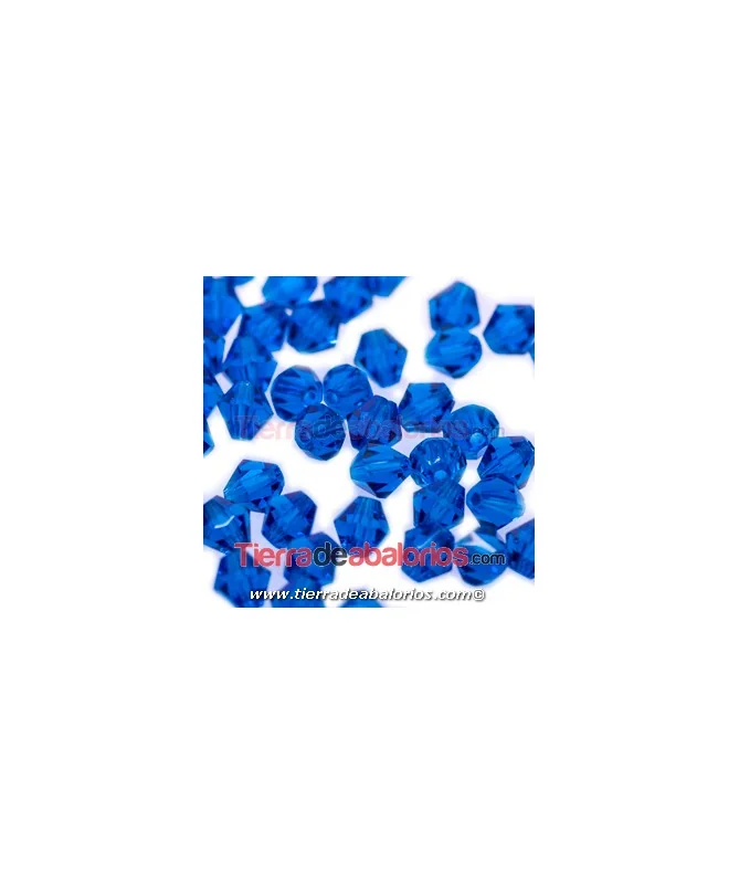 Tupi Bohemia 4mm - Blue Zircon (50 uds.)