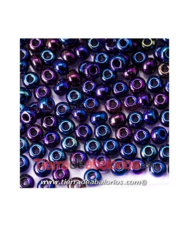 Rocalla 6/0 Azul Bristol Irisado