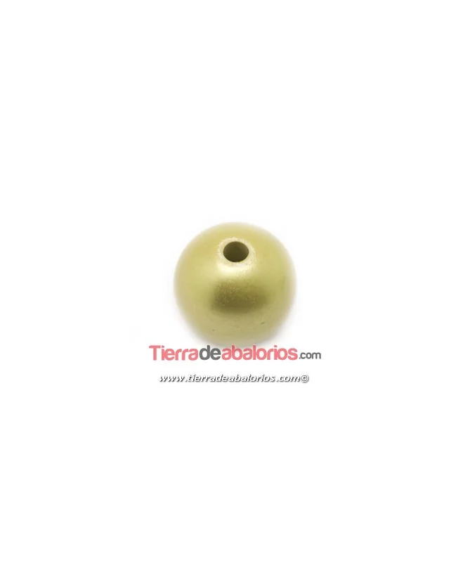 Resina Bola 20mm Agujero 4mm Khaki