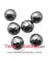 Nacar Bola Facetada 10mm Agujero 0,8mm Plomo