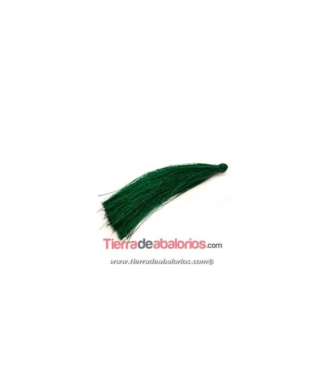 Borla de Poliester 90mm Verde Billar