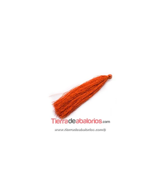 Borla de Poliester 90mm Naranja