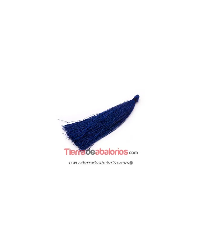 Borla de Poliester 90mm Azul Marino