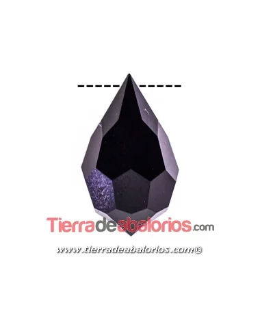 Drop Colgante Preciosa 9x15mm, Jet Drop Colgante Preciosa 9x15mm, Jet
