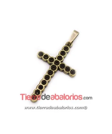 Cruz Colgante 34x20mm Oro Viejo