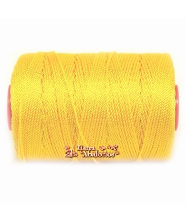 Hilo Trenzado de Nylon 1,5mm - Amarillo