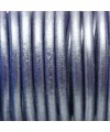 Cordón de Cuero 4,5mm - Violeta Metalizado