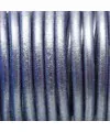 Cordón de Cuero 4,5mm - Violeta Metalizado