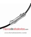 Entrepieza Tubo Rama 32x5mm Agujero 3,2mm, Plateado