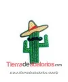 Cactus Mexicano de Tela Termoadhesiva 50x71mm