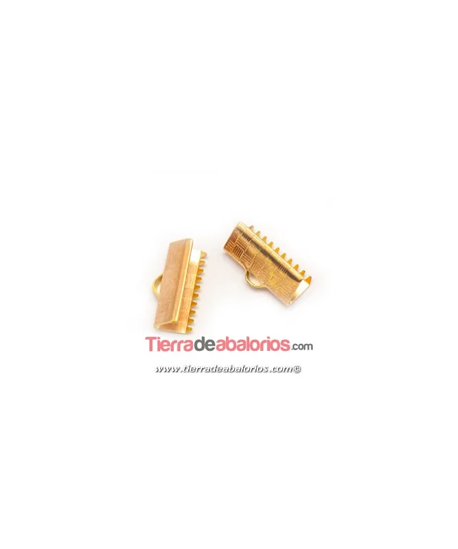 Terminal Ancho 15x5mm, Oro Rosa