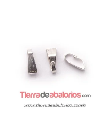 Porta Colgante 8x3mm, Plateado Porta Colgante 8x3mm, Plateado