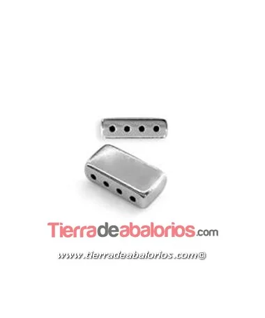 Terminal 4 Agujeros 12x6mm y Terminal 10x2mm, Plateado