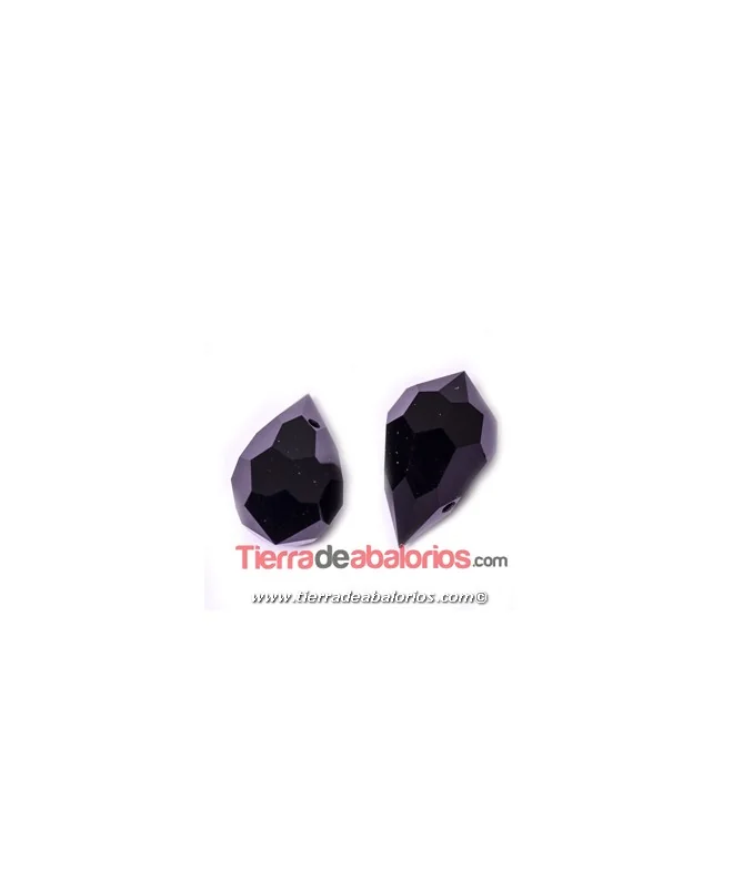 Drop Colgante Preciosa 9x15mm, Jet Drop Colgante Preciosa 9x15mm, Jet