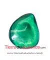 Resina Gota Irregular 21x17mm, Verde