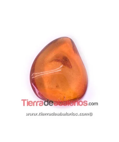 Resina Gota Irregular 21x17mm, Ambar Resina Gota Irregular 21x17mm, Ambar