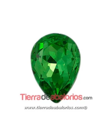 Cabujón Cristal Gota 18x13mm, Peridot