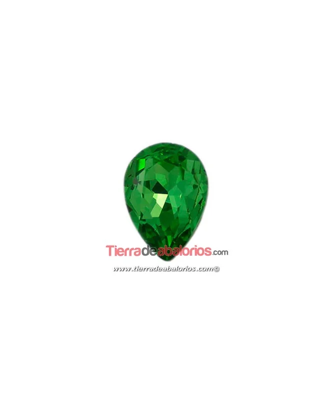 Cabujón Cristal Gota 18x13mm, Peridot