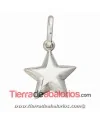 Colgante Estrella 13,5x11,5mm con Anilla, Plata de Ley