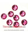 Xirius Swarovski Base Plana 10mm, Fucsia