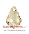 Lagrima Barroca Swarovski 16x11mm, Golden Shadow