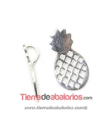 Colgante Piña 18x9,7mm, Plata de Ley
