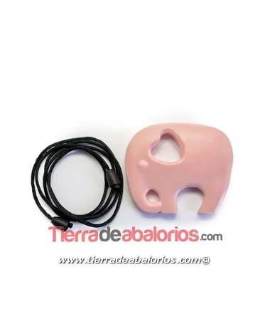 Mordedor Elefante 65x80mm, Rosa Bebé Mordedor Elefante 65x80mm, Rosa Bebé