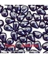 Drop Colgante 6x4mm Agujero 0,8mm, Jet