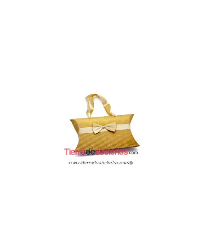 Estuche-Bolsa para Regalo 20x12cm, Dorado