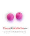 Bola de Silicona 10mm Agujero 2,2mm, Fucsia