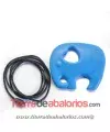Mordedor Elefante 65x80mm, Azul