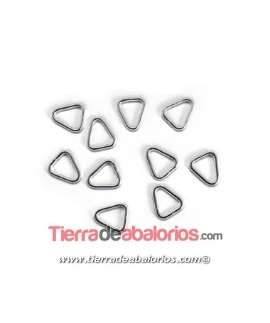 Anilla Triangulo Abierta 8x8mm, Plateada Anilla Triangulo Abierta 8x8mm, Plateada