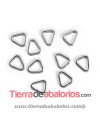 Anilla Triangular Abierta 11,5x10mm, Plateada