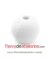 Bola de Silicona 15mm Agujero 2,2mm, Blanca