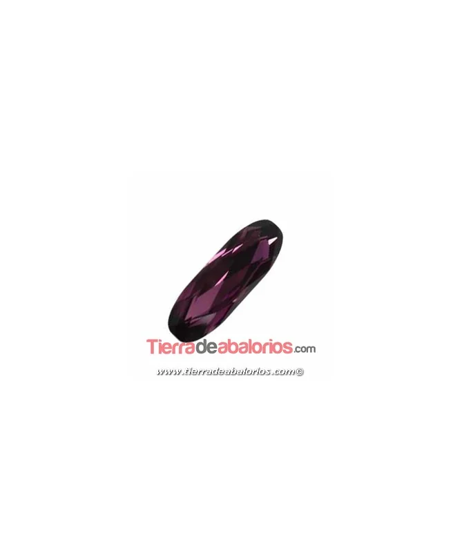 Swarovski Long Classical Oval 21x7mm, Amethyst