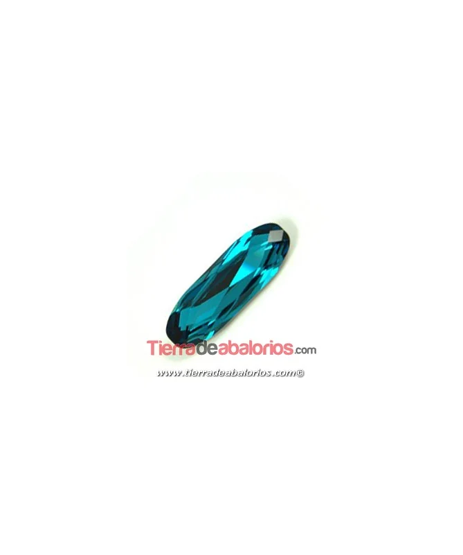 Swarovski Long Classical Oval 21x7mm, Indicolite