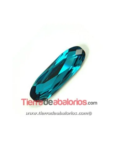 Swarovski Long Classical Oval 21x7mm, Indicolite
